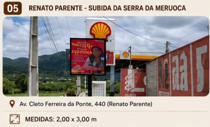 Painel de Led - Renato Parente - Sobral — Outdoor em Sobral/CE