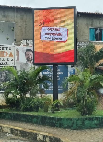 Painel de Led - Praça Caetano Marques - Meruoca — Outdoor em Meruoca/CE