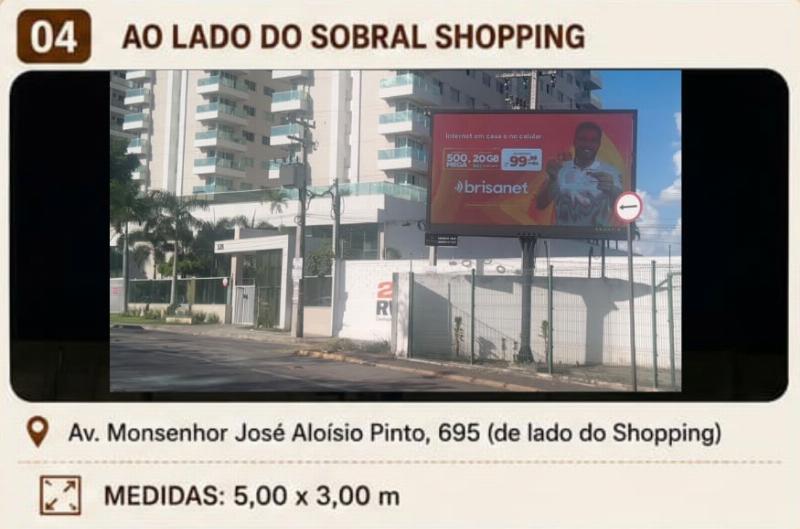 Painel de Led - Rotatória Shopping Sobral — Outdoor em Sobral/CE (2)