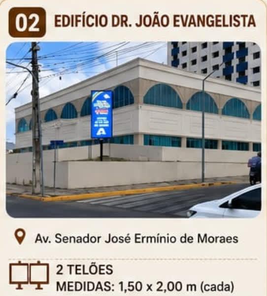 Painel de Led - João Evangelista Sobral — Outdoor em Sobral/CE