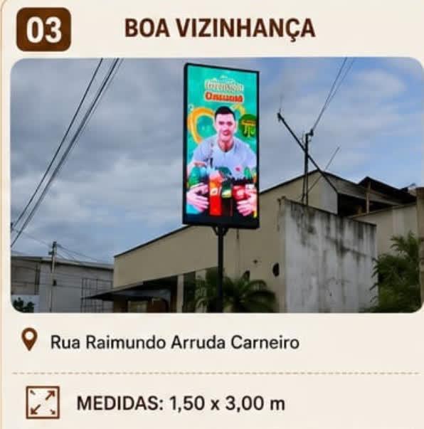 Painel de Led - Boa Vizinhança Sobral — Outdoor em Sobral/CE